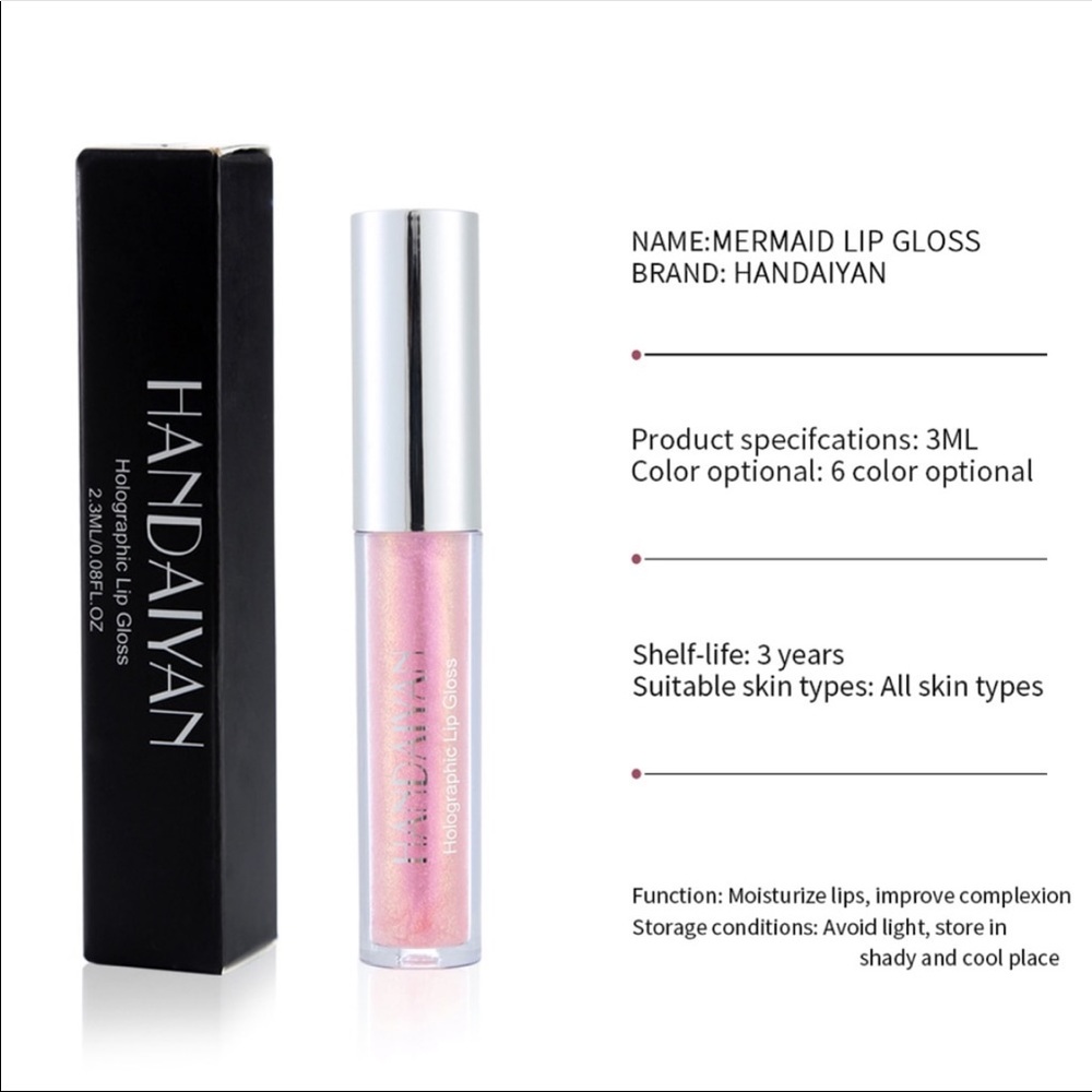 NEW Iridescent Mermaid Unicorn Mystical Lipgloss - Picture 2 of 8